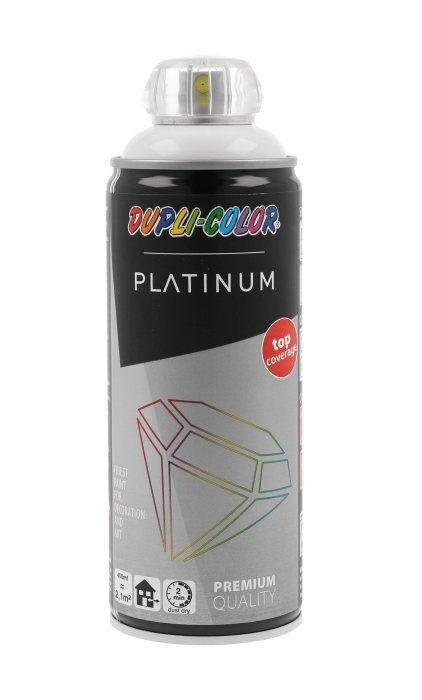 Dupli-Color Platinum spraymaling hvid blank 400 ml